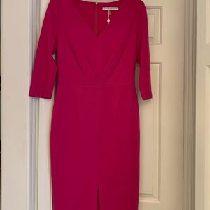 Trina Turk pink dress v neck